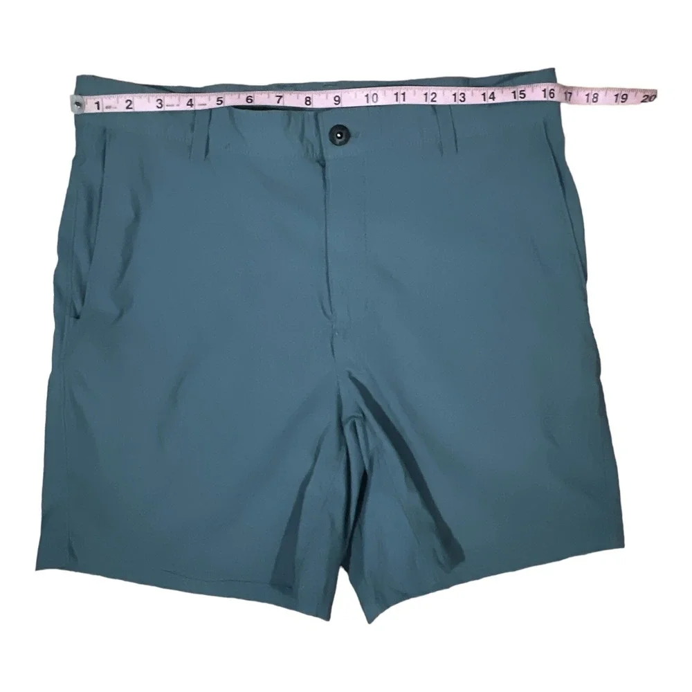 North Face Shorts Mens 34 Chino Casual Outdoors Hiking Pockets Blue Stretch Camp